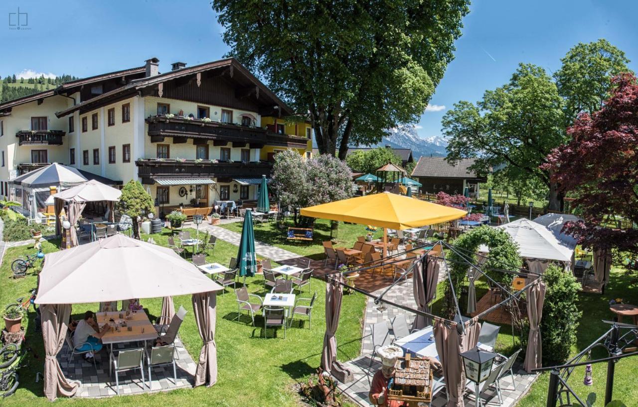 Ferienhotel Lindenhof Leogang Ngoại thất bức ảnh